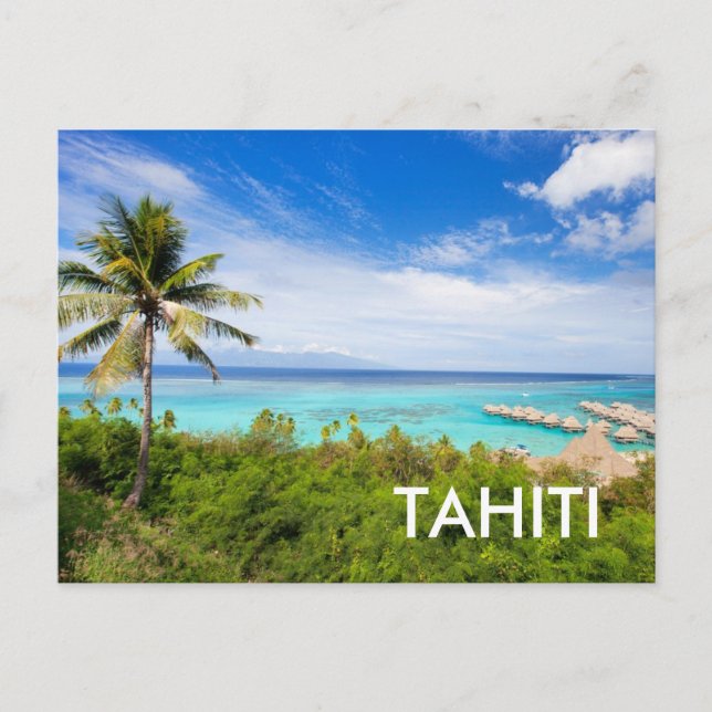 Cartão Postal Tahiti (Frente)
