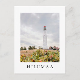 Cartão Postal Tahkuna Lighthouse on Hiiumaa island, Estonia