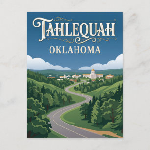 Cartão Postal Tahlequah EUA
