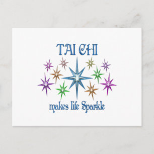 Cartão Postal Tai Chi Sparkles
