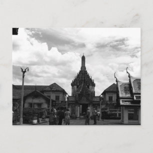 Cartão Postal Tailândia Antiga Banguecoque Wat Phra Kaew turista