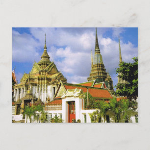 Cartão Postal Tailândia, Bangkok Wat Phra Chetuphon