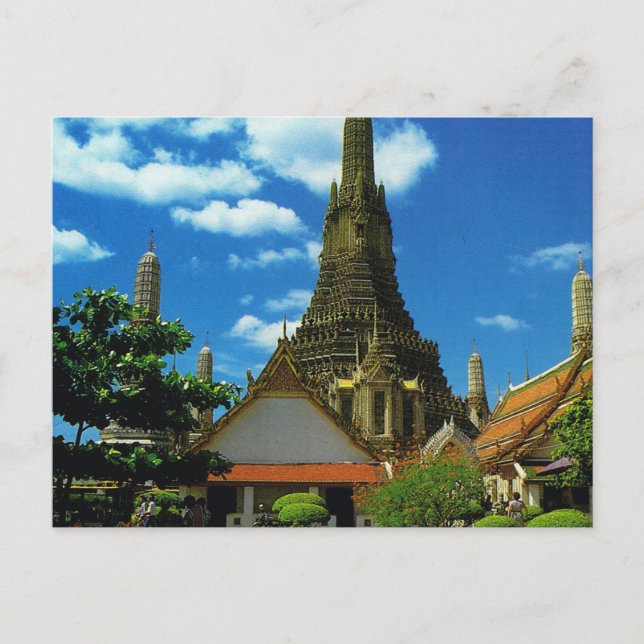 Cartão Postal Tailândia, Banguecoque, Pagoda Excelente, Templo d (Frente)
