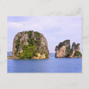 Cartão Postal Tailândia, Mar de Andaman. Ao Phang Nga Islands e