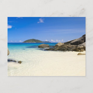 Cartão Postal Tailândia, Mar de Andamão. Ilha Ko Miang Similan