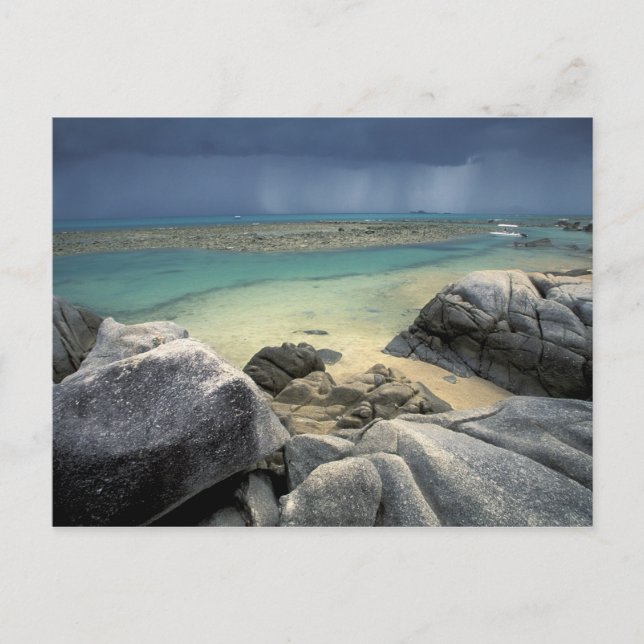 Cartão Postal Tailândia, Mar de Andamão, Ilha Ko Phi Phi, Cênica (Frente)