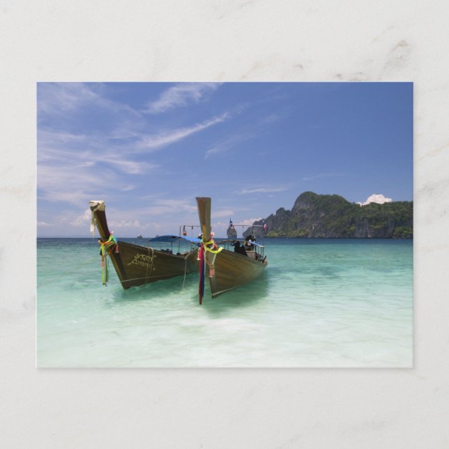 Cartão Postal Tailândia, Phi Phi Don Island, Yong Kasem Beach, (Frente)