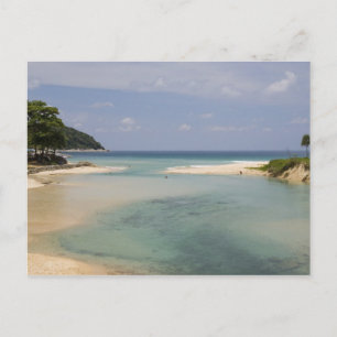 Cartão Postal Tailândia, Phuket, praia de Nai Harn.