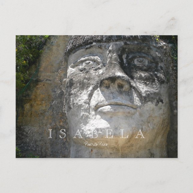 Cartão Postal Taino, Isabela, Porto Rico (Frente)