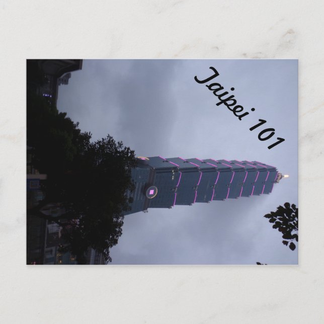 Cartão Postal Taipé 101 (Frente)