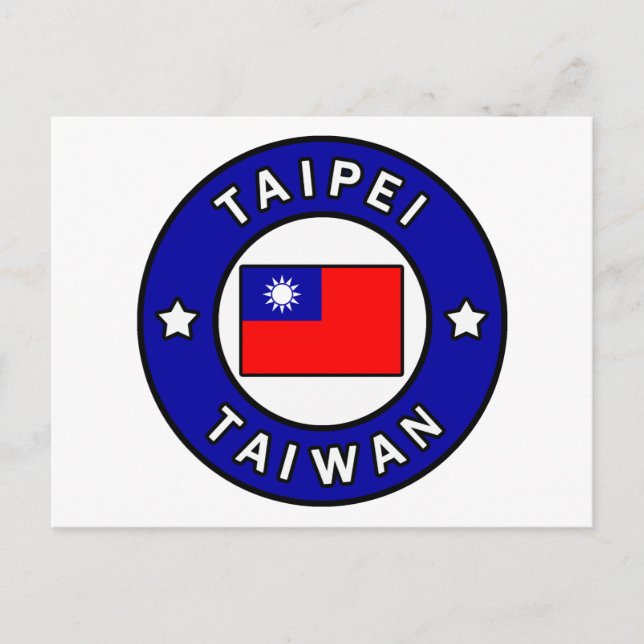 Cartão Postal Taipei Taiwan (Frente)