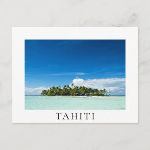 Cartão Postal Taiti, ilha tropical no pacífico