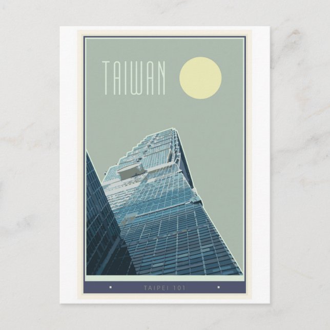 Cartão Postal Taiwan (Frente)