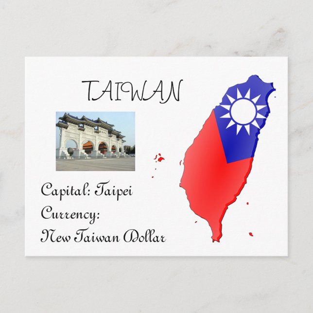 Cartão Postal Taiwan (Frente)