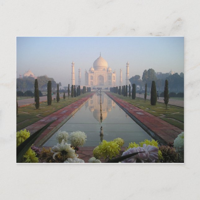 Cartão Postal Taj Mahal (Frente)