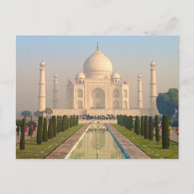 Cartão Postal Taj Mahal (Frente)