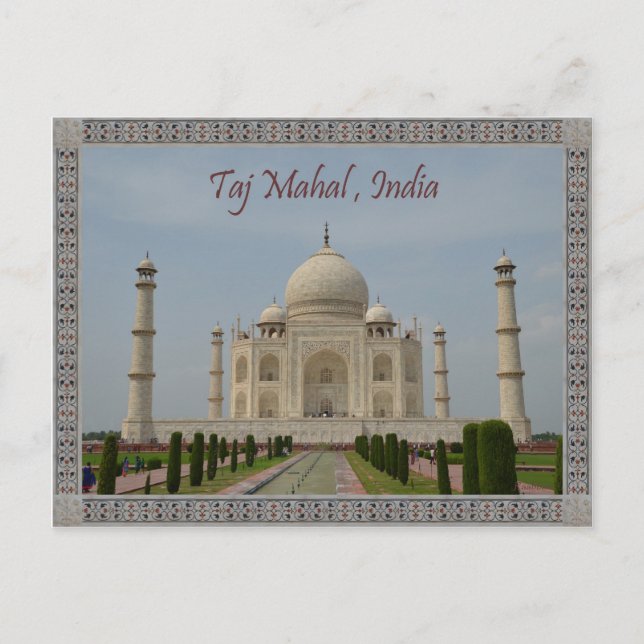 CARTÃO POSTAL TAJ MAHAL (Frente)