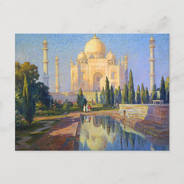 Cartão Postal Taj Mahal Colin Campbell Cooper (Frente)