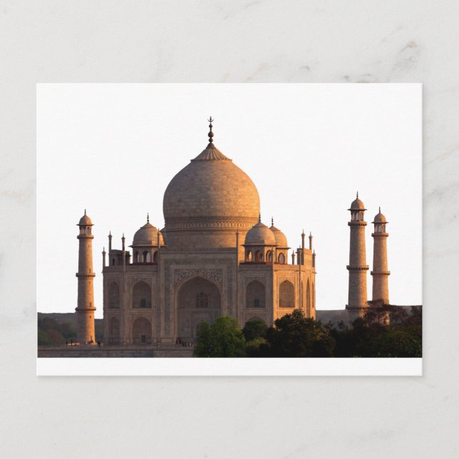 Cartão Postal Taj Mahal Sunset (Frente)