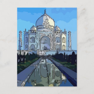 Cartão Postal Taj Mahl
