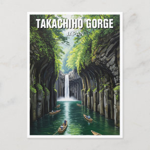 Cartão Postal Takachiho Gorge Japan Viagem