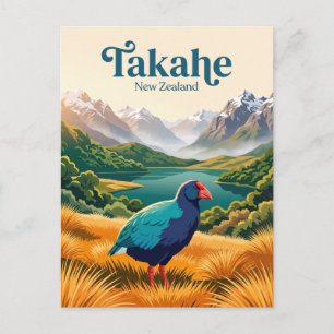 Cartão Postal Takahe, Nova Zelândia