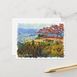 Cartão Postal Takeda Castle ポストカード
