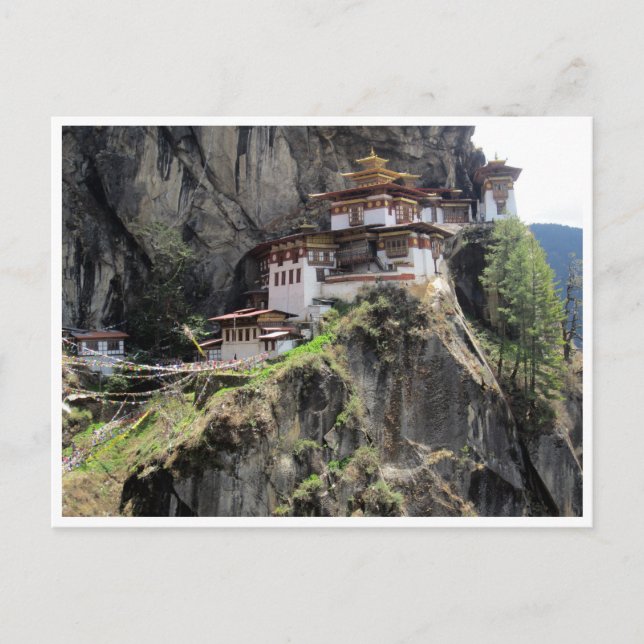 Cartão Postal taktsang bhutan (Frente)