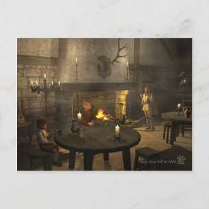 Cartão Postal Tales de treino de fumo