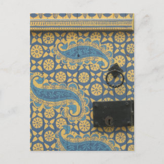 Cartão Postal Talin Amarelo e Azul, Via de Madeira da Estônia