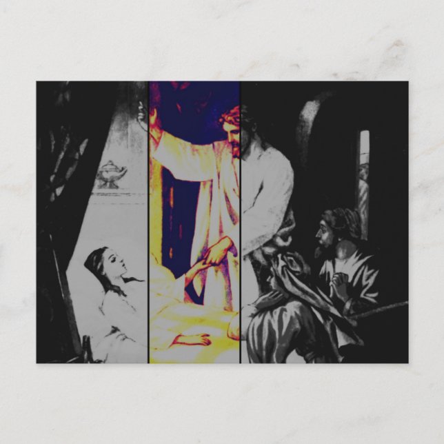 Cartão Postal Talitha Koum!  Marca 5-38:43 (Frente)