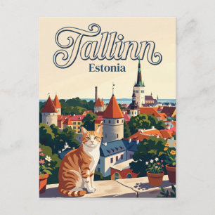 Cartão Postal Tallinn Estônia