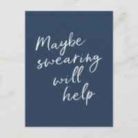 Talvez Jurar Ajude O Snarky Cheiroso A Dizer Texto