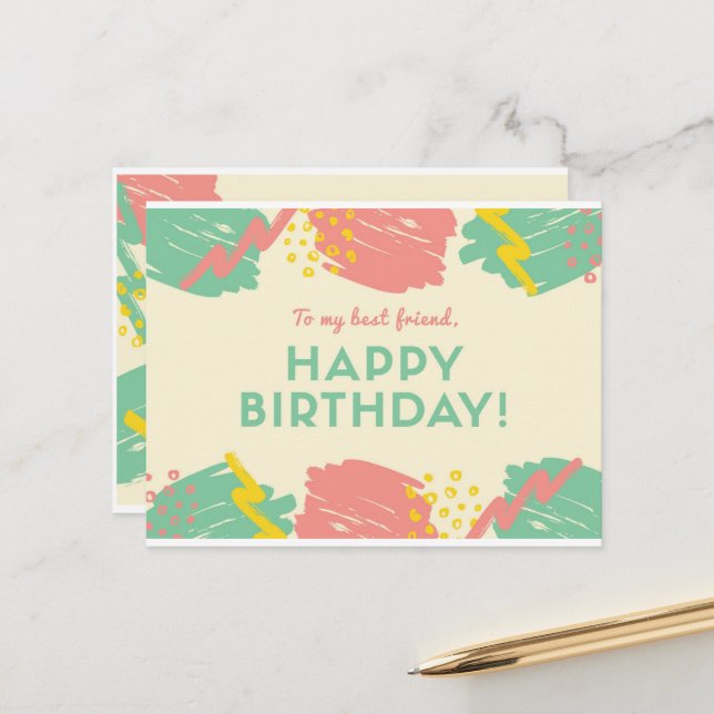 Cartão Postal Tamanho da placa de posto: Padrão, 3.5 (Frente/Verso In Situ)