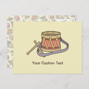 Cartão Postal Tambor de brinquedo