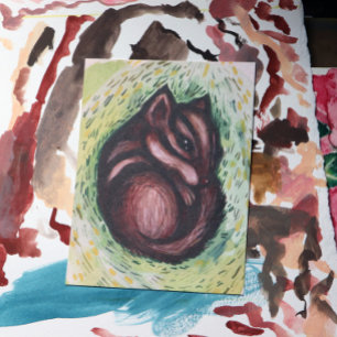 Cartão Postal Tâmia na Primavera