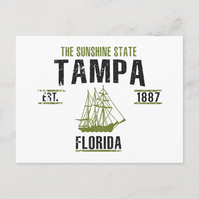 Cartão Postal Tampa (Frente)