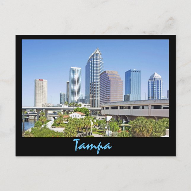 Cartão Postal Tampa, a próxima maior cidade da América (Frente)