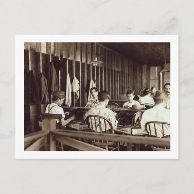 Cartão Postal Tampa Cigar Boys, 1909 (Frente)