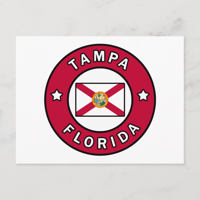 Cartão Postal Tampa Florida (Frente)