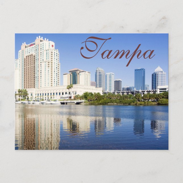 Cartão Postal Tampa, Flórida, E.U.A. (Frente)