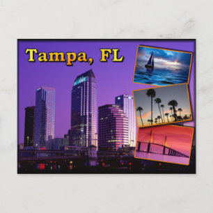 Cartão Postal Tampa, Flórida - o estado do sol