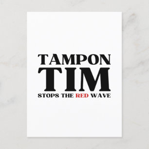 Cartão Postal Tampon Tim Will Pára A Onda Vermelha-Tim Walz 2024
