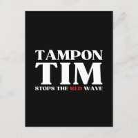 Tampon Tim Will Pára A Onda Vermelha-Tim Walz 2024