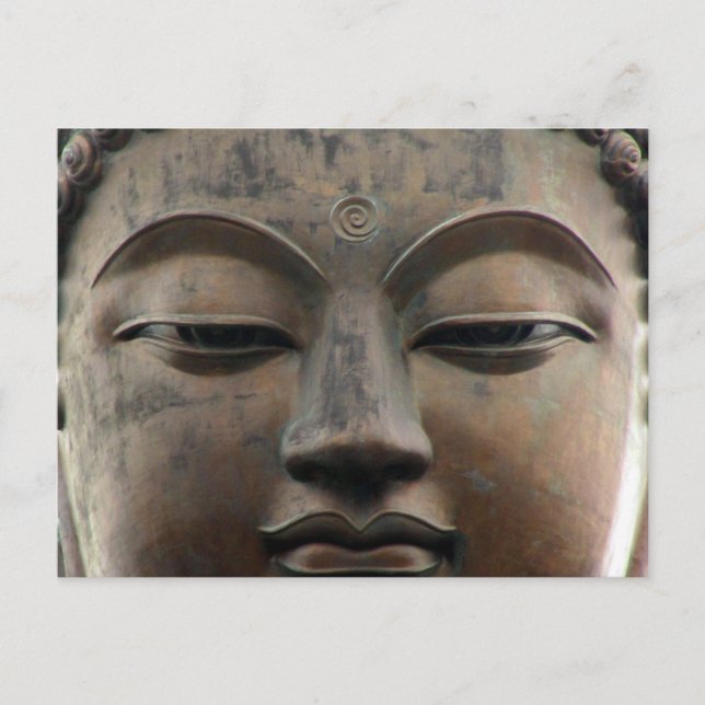 Cartão Postal tan buddha (Frente)