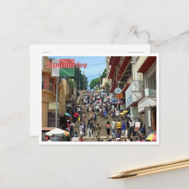 Cartão Postal Tananarive - Madagascar - (Frente/Verso In Situ)