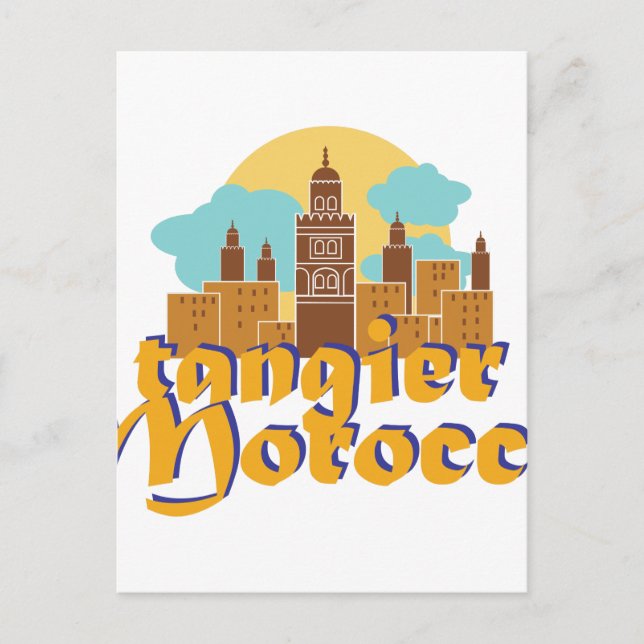 Cartão Postal Tangier Marrocos (Frente)