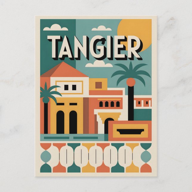 Cartão Postal Tangier Vintage (Frente)