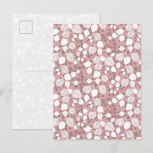 Cartão Postal Tangled Foliage Canopy Botanicals Bege Arte