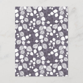 Cartão Postal Tangled Foliage Canopy Deep Contrast Botanical